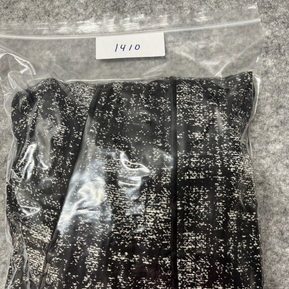 Lafayette 148 New York BlazerJacket Size 6 Black‎ Plaid Cotton Linen Academia - Picture 16 of 16